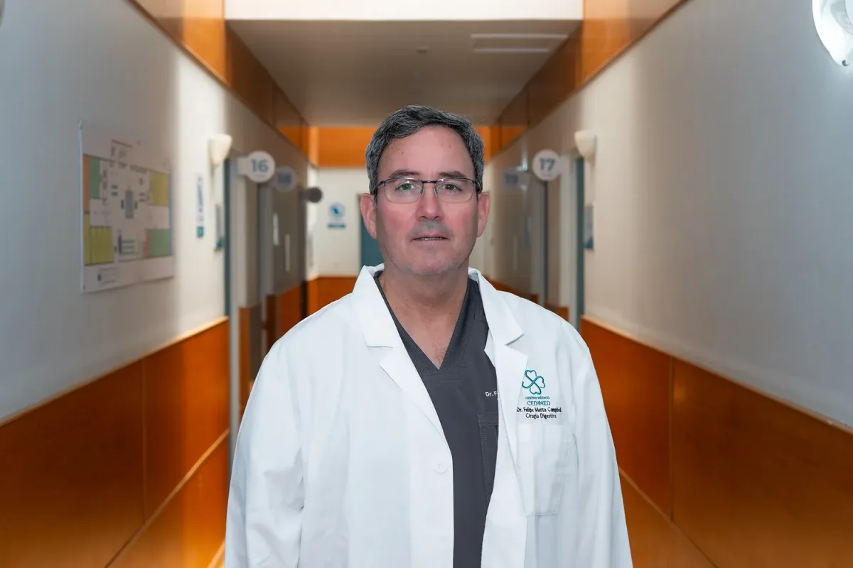 Dr. Felipe Matta Campbell, Presidente del Directorio de Cedimed